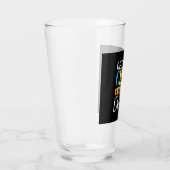 Lehrer am letzten Schultag Glas (Rechts)