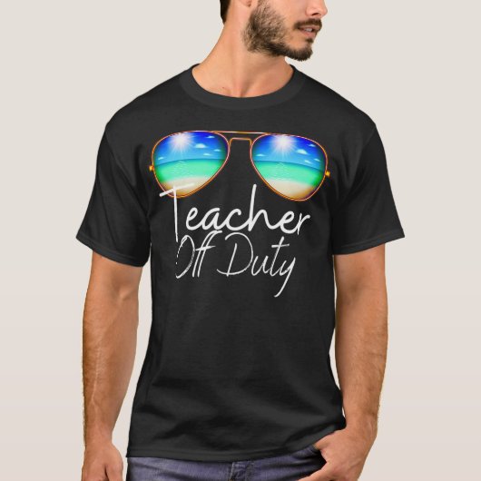 Lehrer am letzten Tag des Schulsommers T-Shirt (Vorderseite)