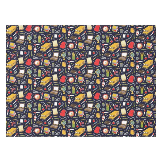 Lehrer an der Bildung Tischdecke (Vorderseite (Horizontal))