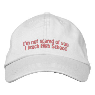 Lehrer an der High School Spaß+Rosa Bestickte Kappe