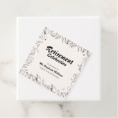 Lehrer an der Rentenschule - Party Geschenkanhänger (Beispiel)