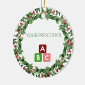 Lehrer an der Schule Keramik Ornament (Links)