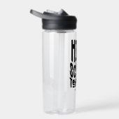 Lehrer an einer höheren Schule Black Typography De Trinkflasche (Rechts)