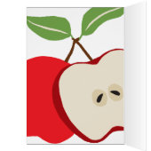 Lehrer-Anerkennung halbes Apple danken Ihnen (Innen (Links))