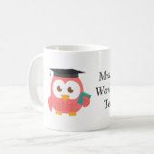 Lehrer-Anerkennung, Weltklügster Lehrer Kaffeetasse (Vorderseite Links)