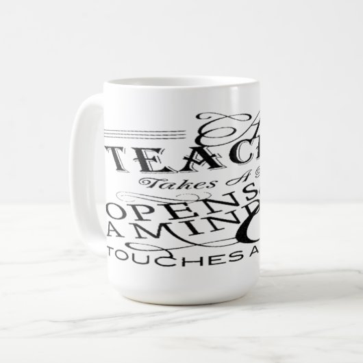 Lehrer-Anerkennung zitiert Kaffee-Tassen Kaffeetasse (Vorderseite Links)