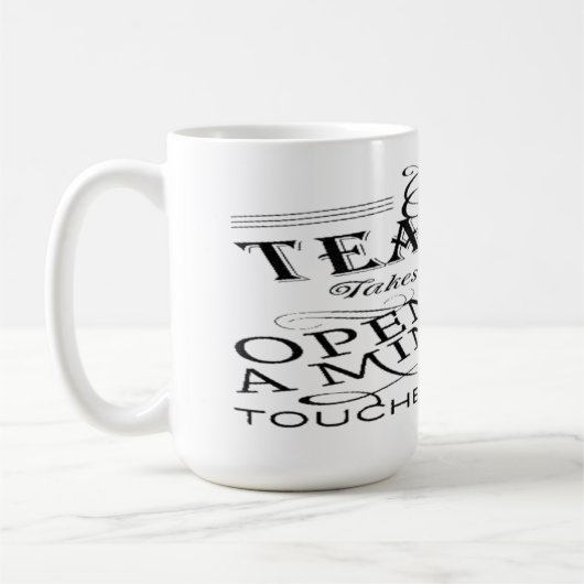 Lehrer-Anerkennung zitiert Kaffee-Tassen Kaffeetasse (Links)