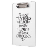 Lehrer-Anerkennungs-Klassen-Geschenk-Idee danken Klemmbrett (Links)