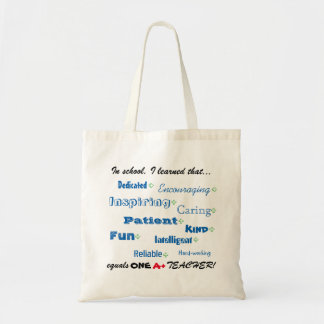 Lehrer-Anerkennungs-Tasche Tragetasche