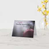 Lehrer-Anerkennungs-Wochen-Karten Karte (Gelbe Blume)