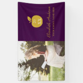 Lehrer Apfel Abschluss Banner (Vertikal)