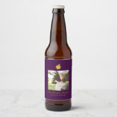 Lehrer Apfel Abschluss Bierflaschenetikett (Vorderseite)