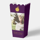 Lehrer Apfel Abschluss Geschenkschachtel (Vorderseite)