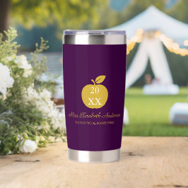 Lehrer-Apfel-Abschluss Thermobecher