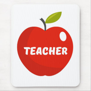 Lehrer Apfel Mousepad