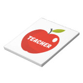Lehrer Apfel Notizblock (Rotiert)