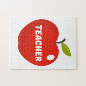 Lehrer Apfel Puzzle (Horizontal)