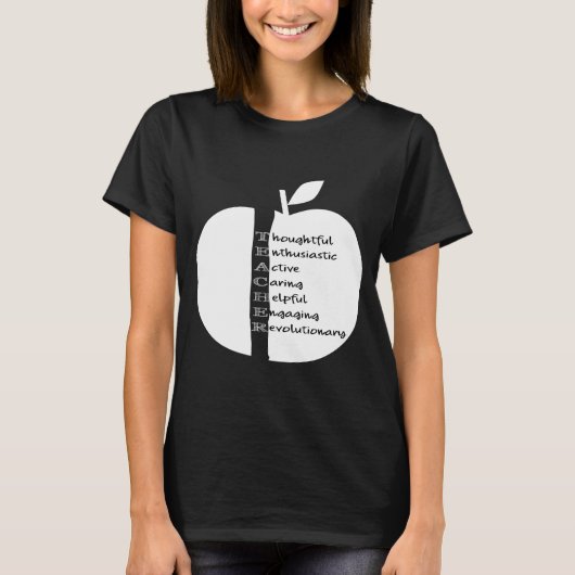 LEHRER-Apfel-Shirt T-Shirt (Vorderseite)