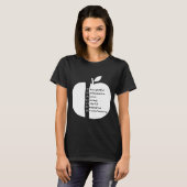 LEHRER-Apfel-Shirt T-Shirt (Vorne ganz)