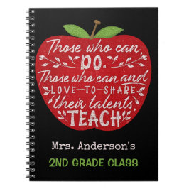 Lehrer Apple diejenigen, die lernen können, Angebo Notizblock