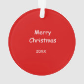 Lehrer Apple Effekte Eternit Weihnachtsschmuck 2 Ornament (Rückseite)