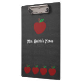 Lehrer-Apple-Klemmbrett Klemmbrett (Links)