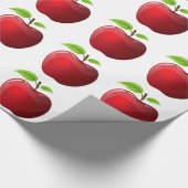 Lehrer-Apple-Packpapier-Geschenk-Verpackung Geschenkpapier (Ecke)