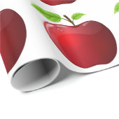 Lehrer-Apple-Packpapier-Geschenk-Verpackung Geschenkpapier (Rolleneckpunkt)