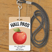 Lehrer Apple Student Klasse Bad Hall Pass Ausweis