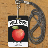 Lehrer Apple Student Klasse Bad Hall Pass Ausweis