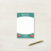 Lehrer Apple Student Klasse Grundschule Post-it Klebezettel (Auf Schreibtisch)