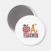 Lehrer Art Apple A Plus Lehrer Magnet (Vorderseite/Rückseite)