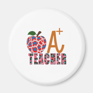 Lehrer Art Apple A Plus Lehrer Magnet