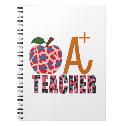 Lehrer Art Apple A Plus Lehrer Notizblock (Vorderseite)