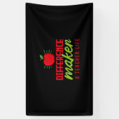 Lehrer Art Differenzial Maker Teacher Life Banner (Vertikal)