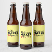 Lehrer Art Differenzial Maker Teacher Life Bierflaschenetikett (Flaschen)