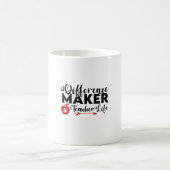 Lehrer Art Differenzial Maker Teacher Life Kaffeetasse (Mittel)