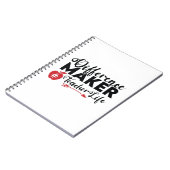 Lehrer Art Differenzial Maker Teacher Life Notizblock (Linke Seite)