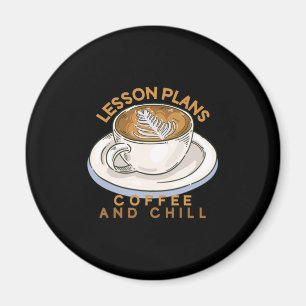 Lehrer Art Lektion plant Kaffee und Kill Magnet