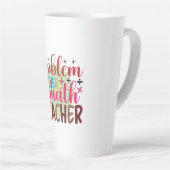 Lehrer Art Problem Solver Mathematiker Lehrer Milchtasse (Rechte Ecke)
