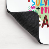 Lehrer Art Problem Solver Mathematiker Lehrer Mousepad (Ecke)