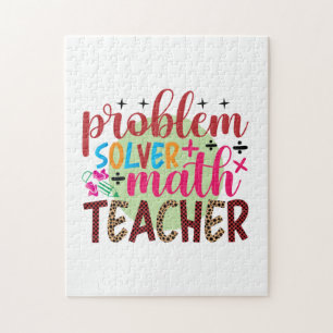 Lehrer Art Problem Solver Mathematiker Lehrer Puzzle