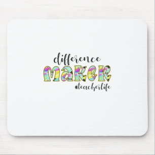 Lehrer Art Unterschied macht Lehrer Leben Mousepad
