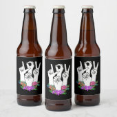 Lehrer ASL Handzeichen Bierflaschenetikett (Flaschen)