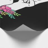 Lehrer ASL Handzeichen Geschenkpapier (Ecke)