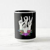 Lehrer ASL Handzeichen Tasse (Zentrum)