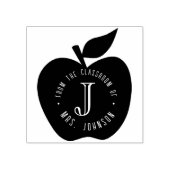 Lehrer aus dem Klassenzimmer der Buchplatte Gummistempel (Prägung)