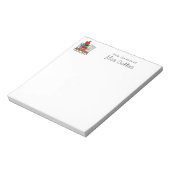 Lehrer aus dem Schreibtisch des Personalisierten N Notizblock (Rotiert)