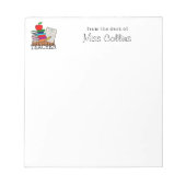 Lehrer aus dem Schreibtisch des Personalisierten N Notizblock (Vorderseite)