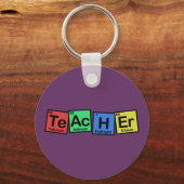 Lehrer aus leblosen Elementen Schlüsselanhänger (Vorderseite)
